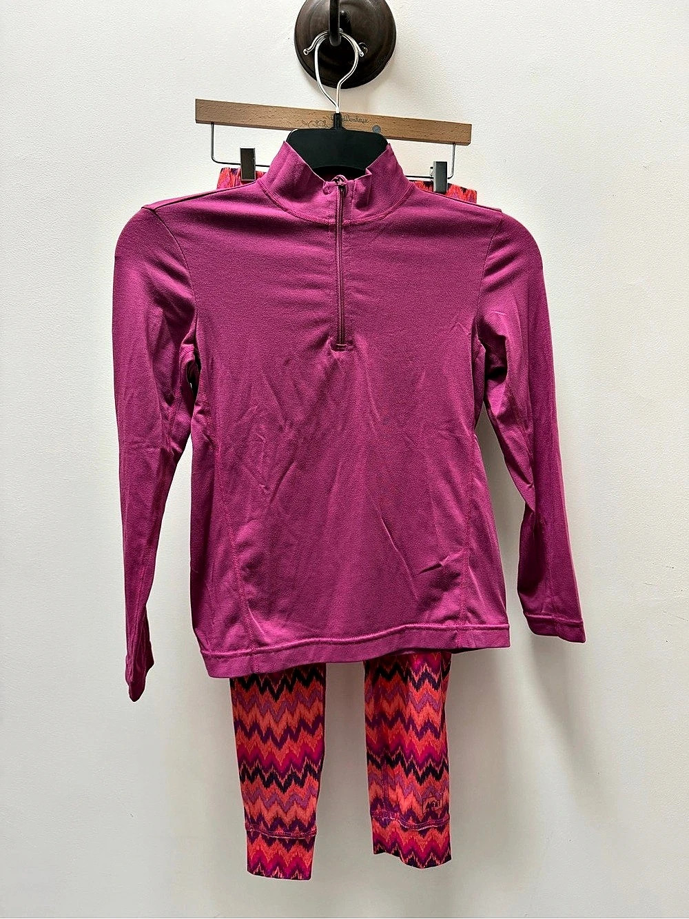 REI Matching Athletic Set in Pink & Purple Size Medium